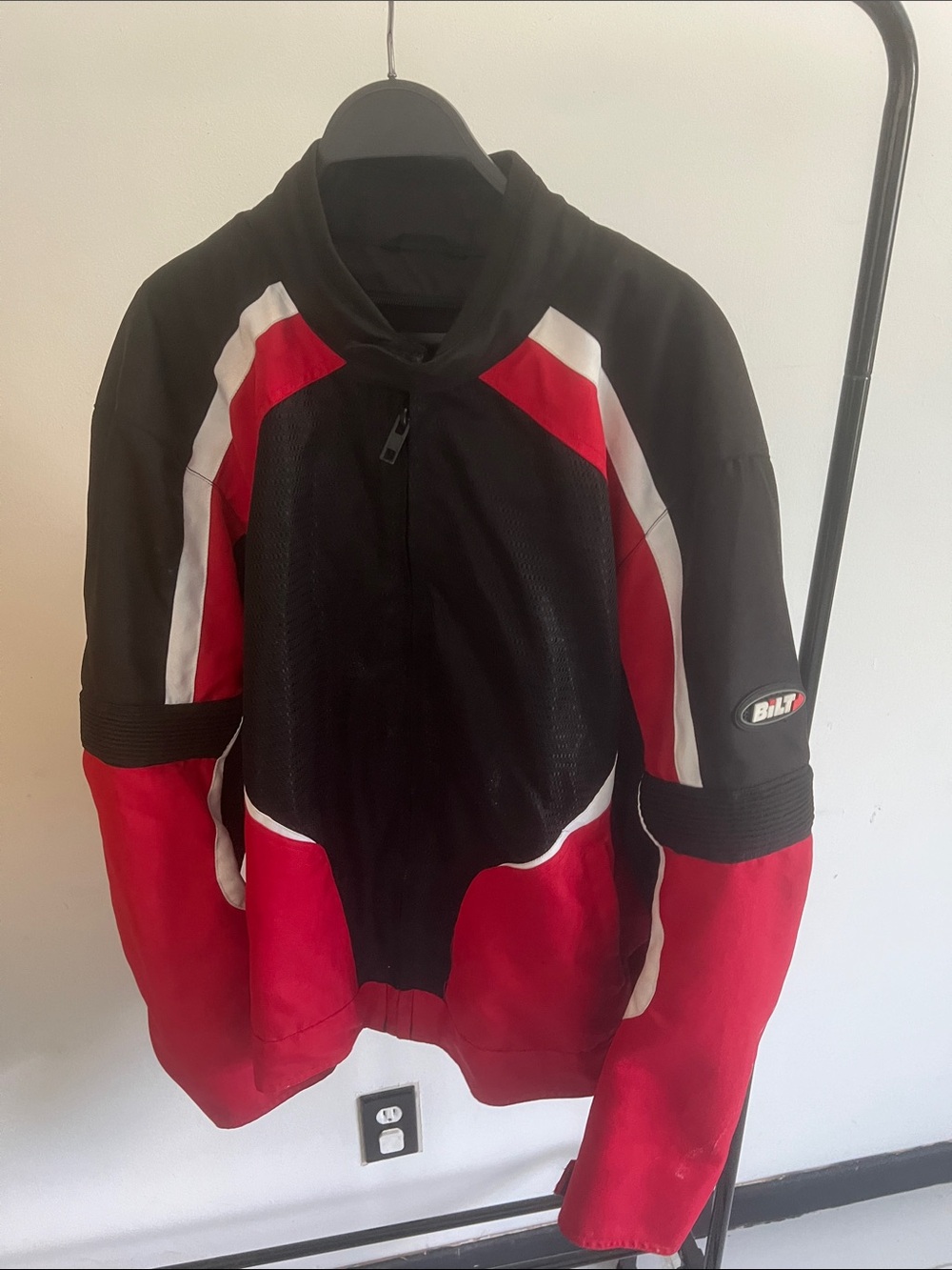 BILT Racer Mesh Motorcycle Riding Jacket Mens - Picture 3 of 5